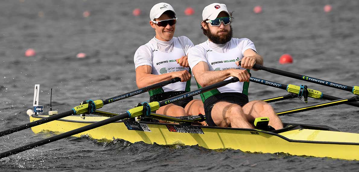 [Translate to English:] World Rowing Cup III Rotterdam LM2x Silver IRL