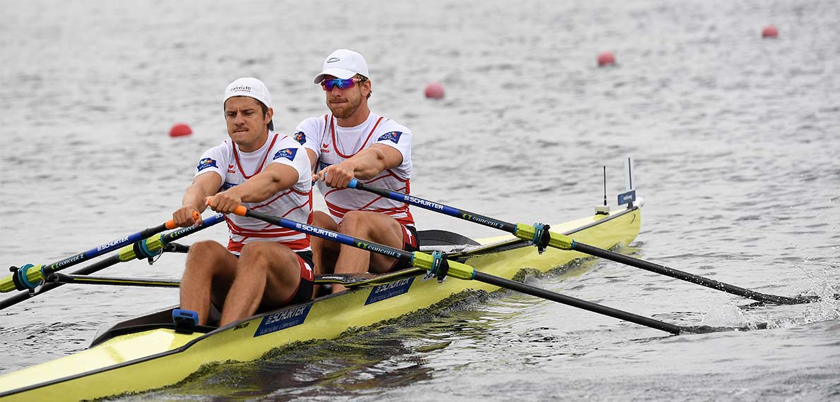 World Rowing Cup III Rotterdam M2x Gold SUI