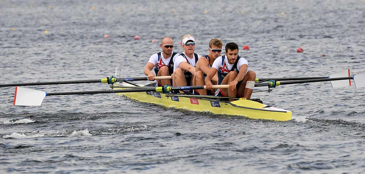 World Rowing Cup III Rotterdam M4- Silver GBR