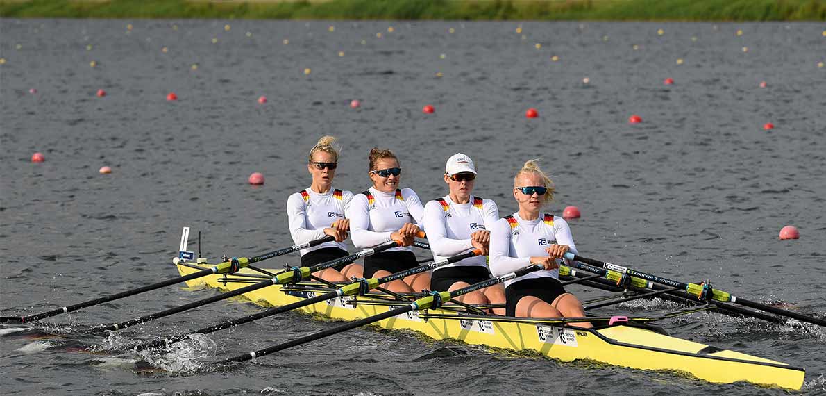 World Rowing Cup III Rotterdam W4x Gold GER